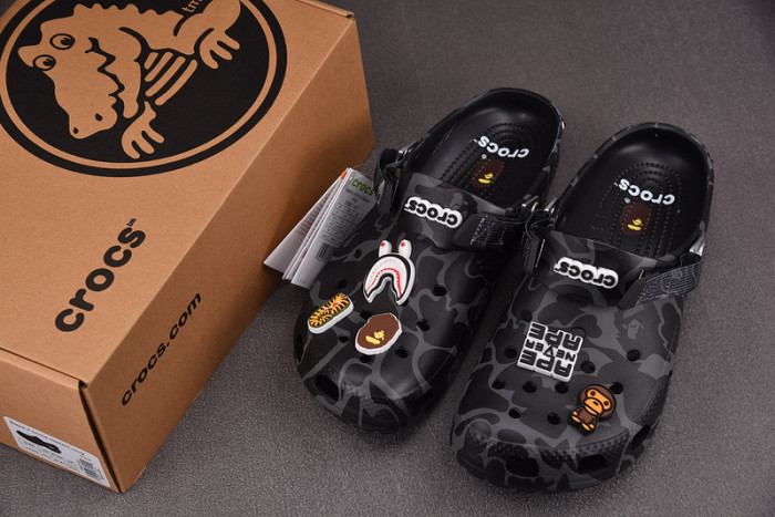 Cr*0*s classic clog a bathing ape abc copshoe bp-222