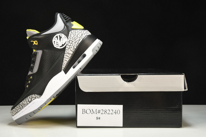 Jordan 3 Retro Oregon Ducks Pit Crew Black HO11-MNJDLS-5