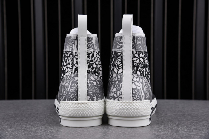 D1R* B23 OBLIQUE HIGH TOP SNEAKERS KICKZE DR-11