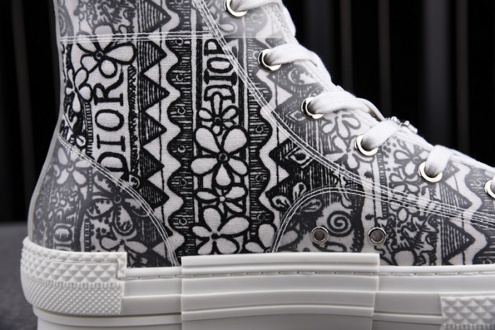 D1R* B23 OBLIQUE HIGH TOP SNEAKERS KICKZE DR-11