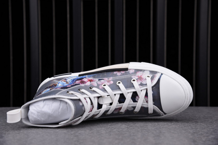 D1R* B23 OBLIQUE HIGH TOP SNEAKERS KICKZE DR-5