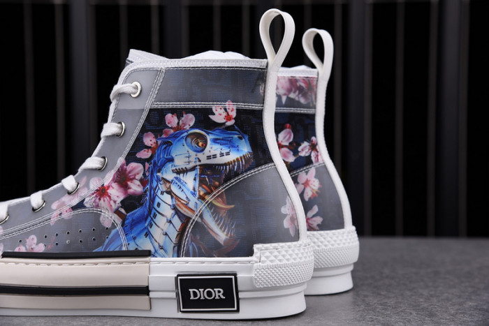 D1R* B23 OBLIQUE HIGH TOP SNEAKERS KICKZE DR-5
