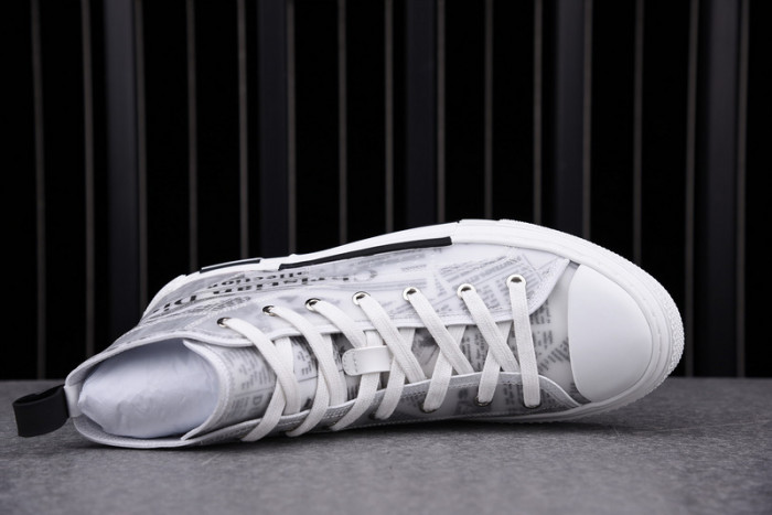 D1R* B23 OBLIQUE HIGH TOP SNEAKERS KICKZE DR-7