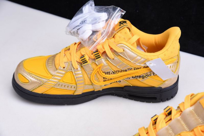 OF x Nike Air Rubber Dunk “University Gold” CU6015-700