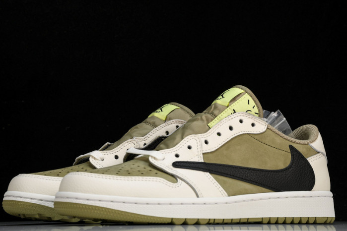 Jordan 1 Retro Low Golf Travis Scott Neutral Olive FZ3124-200