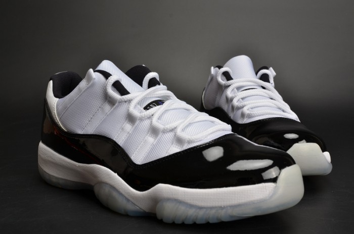 AIR JORDAN 11 RETRO LOF "CONCORD" BLACK/ WHITE mens 528895-153