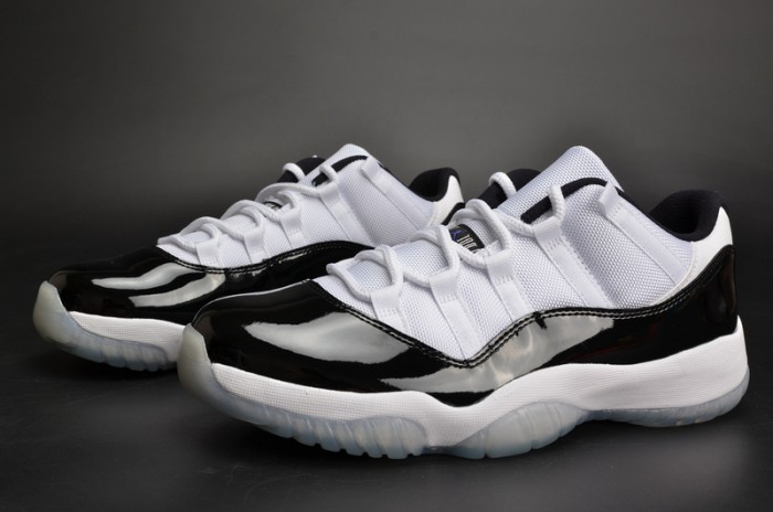 AIR JORDAN 11 RETRO LOF "CONCORD" BLACK/ WHITE mens 528895-153