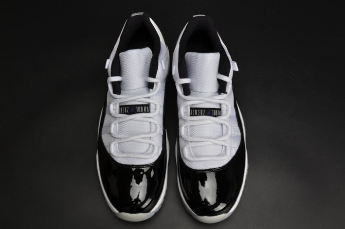 AIR JORDAN 11 RETRO LOF "CONCORD" BLACK/ WHITE mens 528895-153