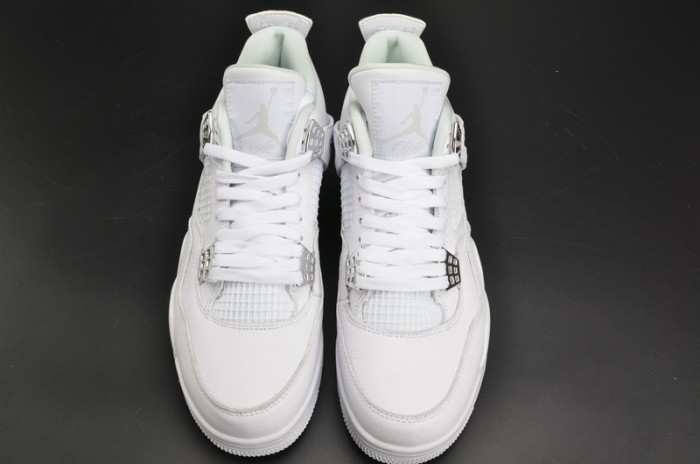 Air Jordan 4 Retro “Pure Money” white mens 308497-100